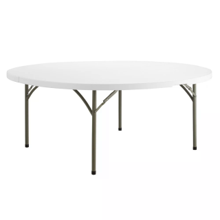 6 Foot Round Table (72"), Seats 8-10