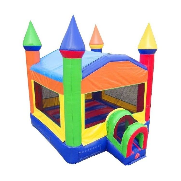 Bounce House (Up To 700 lbs) Colorful Castle